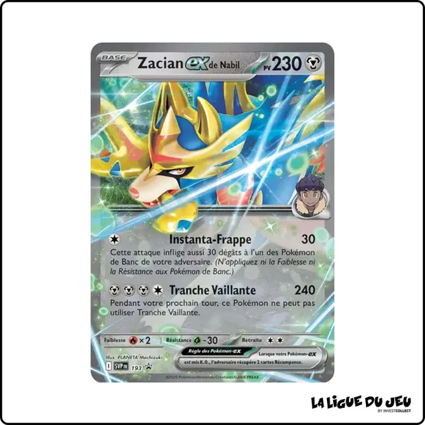 Promo - Pokemon - Écarlate et Violet Promo - Zacian ex de Nabil SV193