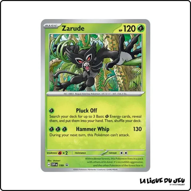 Promo - Pokemon - Écarlate et Violet Promo - Zarude SV199