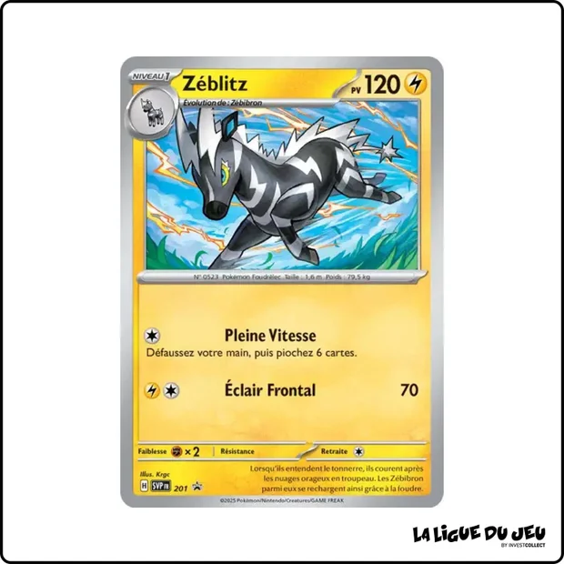 Promo - Pokemon - Écarlate et Violet Promo - Zéblitz SV201