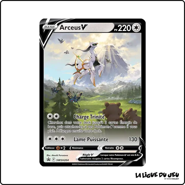 Promo - Pokemon - Épée et Bouclier Promo - Arceus V SWSH204