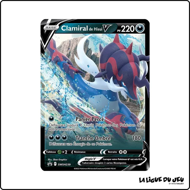 Promo - Pokemon - Épée et Bouclier Promo - Clamiral de Hisui V SWSH239