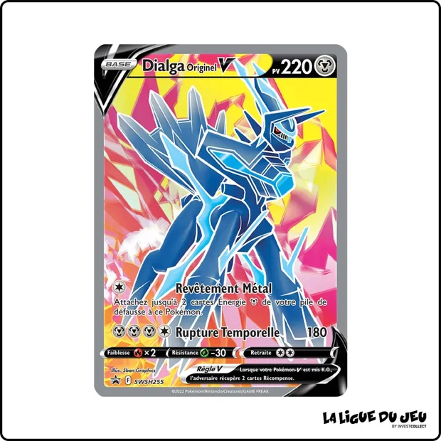 Promo - Pokemon - Épée et Bouclier Promo - Dialga Originel V SWSH255