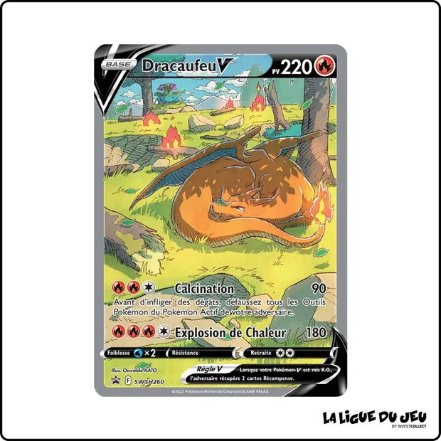Promo - Pokemon - Épée et Bouclier Promo - Dracaufeu V SWSH260