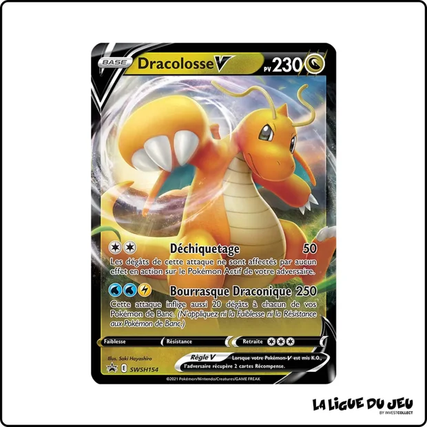 Promo - Pokemon - Épée et Bouclier Promo - Dracolosse V SWSH154