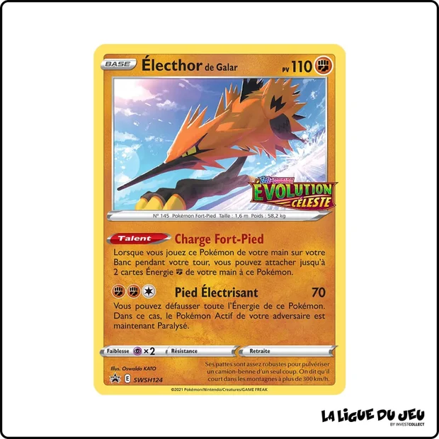Promo - Pokemon - Épée et Bouclier Promo - Électhor de Galar SWSH124