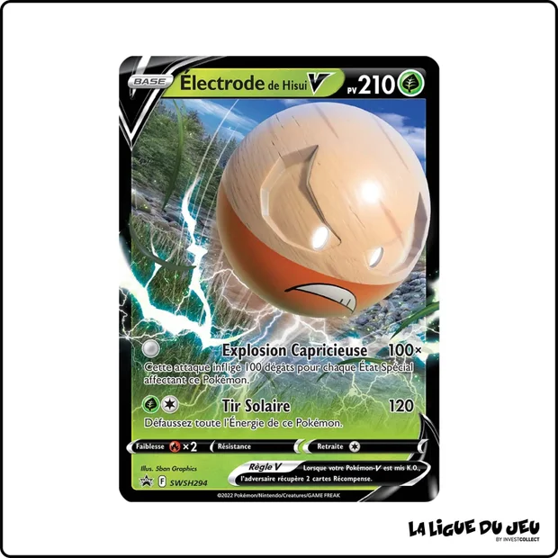 Promo - Pokemon - Épée et Bouclier Promo - Électrode de Hisui V SWSH294