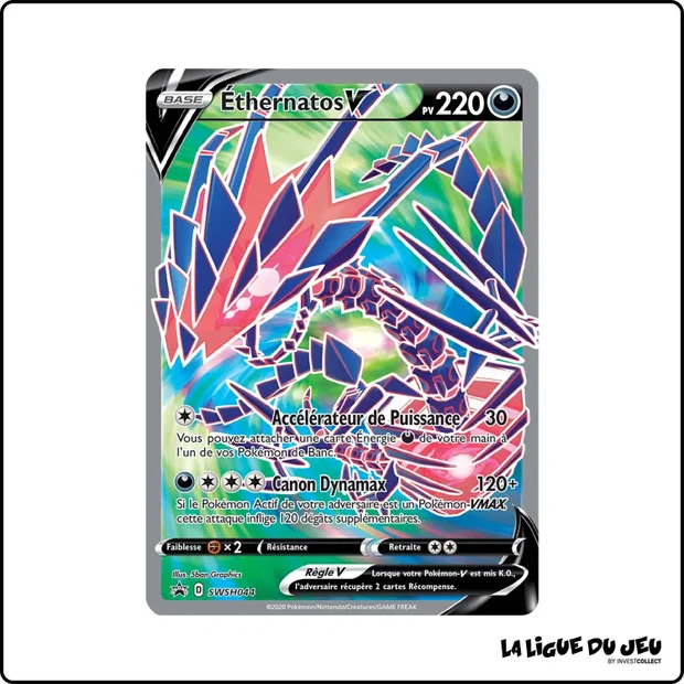 Promo - Pokemon - Épée et Bouclier Promo - Éthernatos V SWSH044