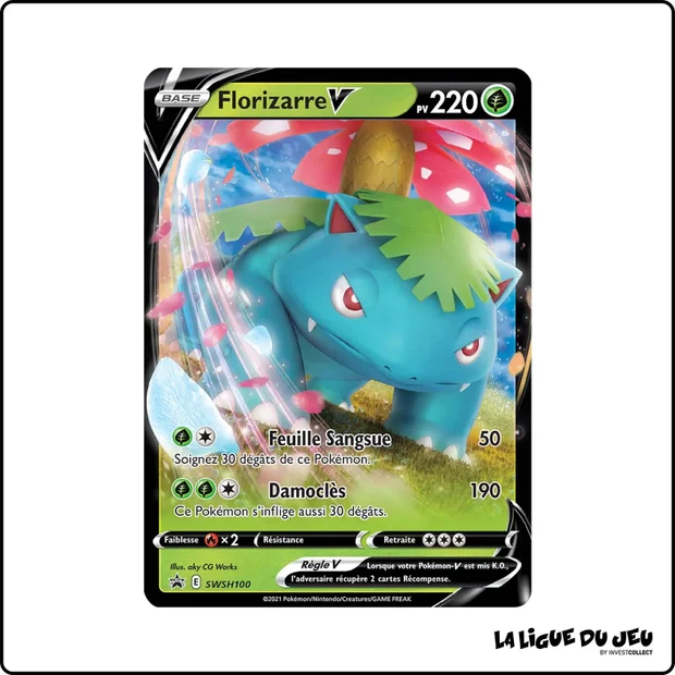 Promo - Pokemon - Épée et Bouclier Promo - Florizarre V SWSH100