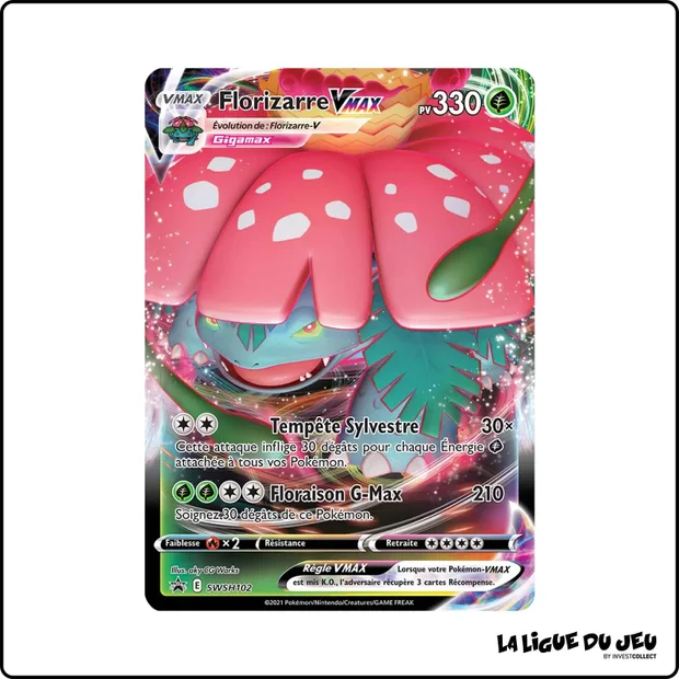 Promo - Pokemon - Épée et Bouclier Promo - Florizarre VMAX SWSH102