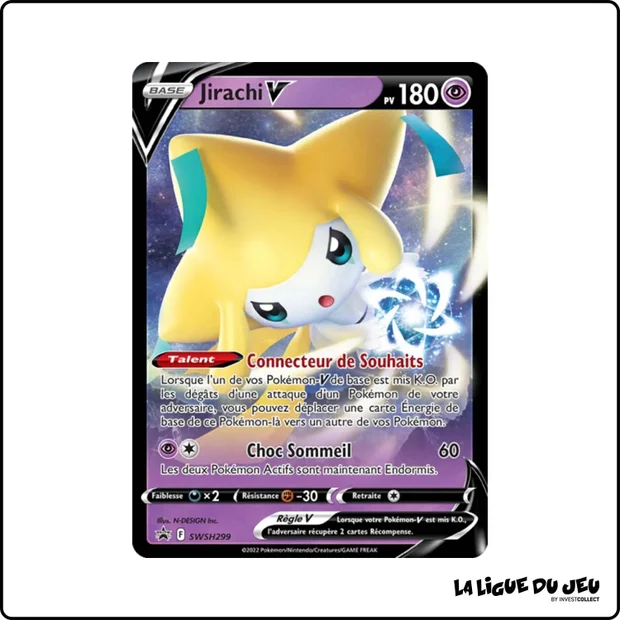 Promo - Pokemon - Épée et Bouclier Promo - Jirachi V SWSH299