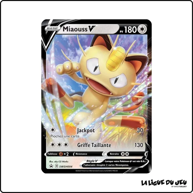 Promo - Pokemon - Épée et Bouclier Promo - Miaouss V SWSH004
