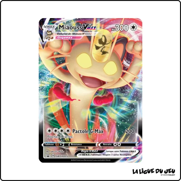 Promo - Pokemon - Épée et Bouclier Promo - Miaouss VMAX SWSH005