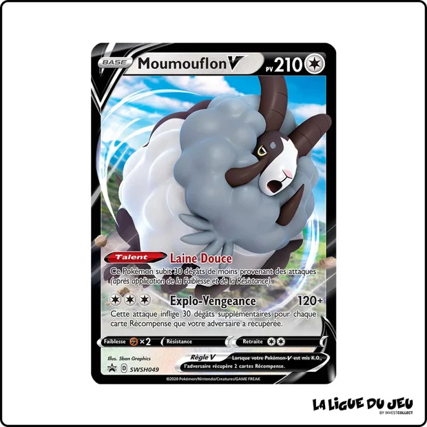 Promo - Pokemon - Épée et Bouclier Promo - Moumouflon V SWSH049