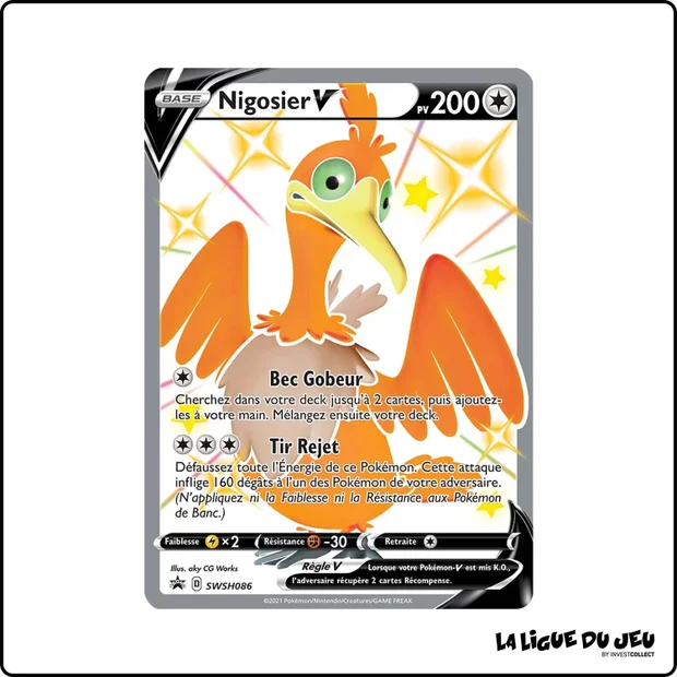 Promo - Pokemon - Épée et Bouclier Promo - Nigosier V SWSH086