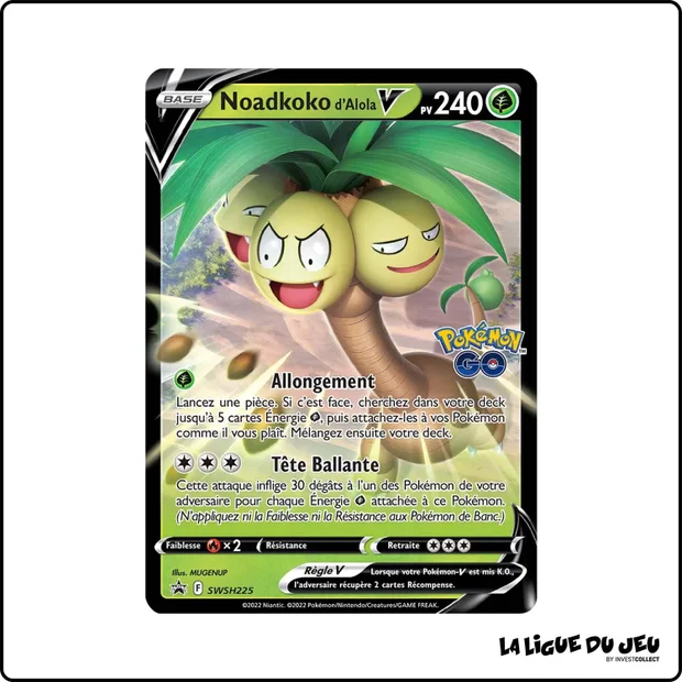 Promo - Pokemon - Épée et Bouclier Promo - Noadkoko d'Alola V SWSH225
