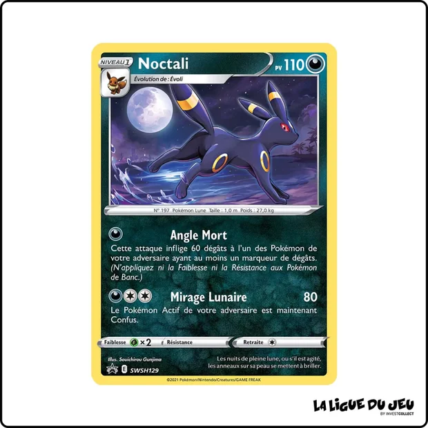 Promo - Pokemon - Épée et Bouclier Promo - Noctali SWSH129