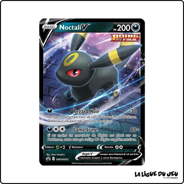 Promo - Pokemon - Épée et Bouclier Promo - Noctali V SWSH203