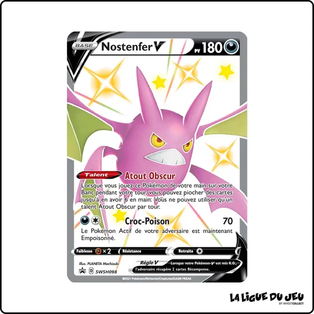 Promo - Pokemon - Épée et Bouclier Promo - Nostenfer V SWSH098