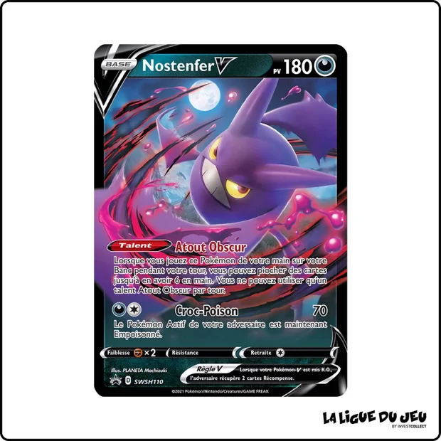 Promo - Pokemon - Épée et Bouclier Promo - Nostenfer V SWSH110