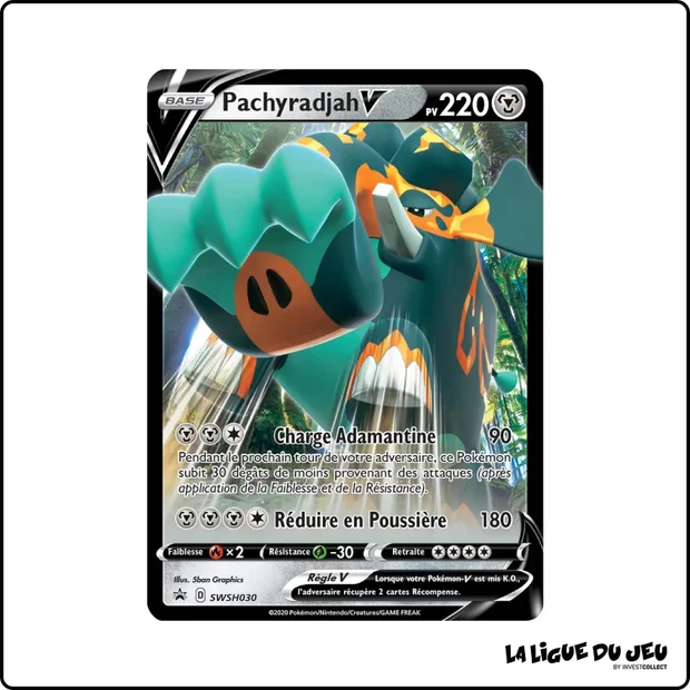 Promo - Pokemon - Épée et Bouclier Promo - Pachyradjah V SWSH030