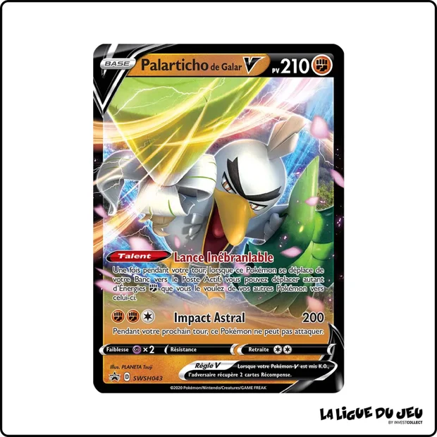 Promo - Pokemon - Épée et Bouclier Promo - Palarticho de Galar V SWSH043