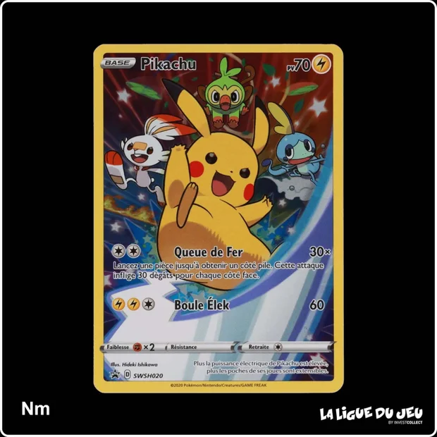 Promo - Pokemon - Épée et Bouclier Promo - Pikachu SWSH020