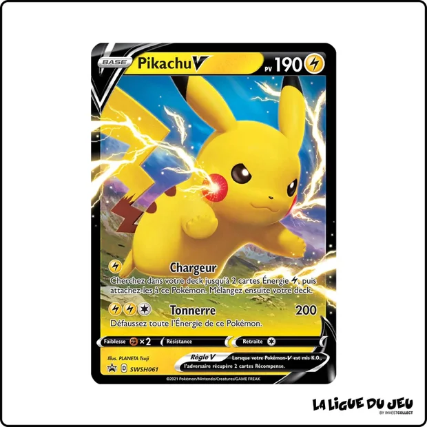 Promo - Pokemon - Épée et Bouclier Promo - Pikachu V SWSH061