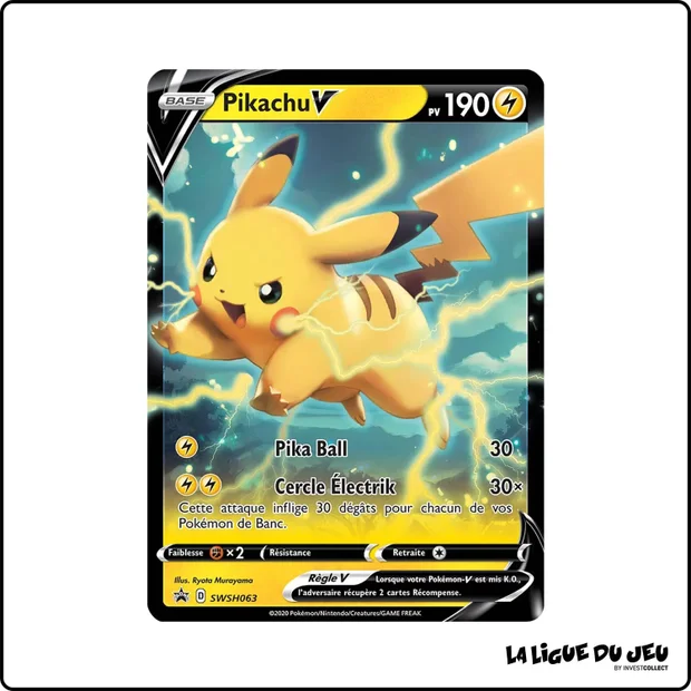 Promo - Pokemon - Épée et Bouclier Promo - Pikachu V SWSH063