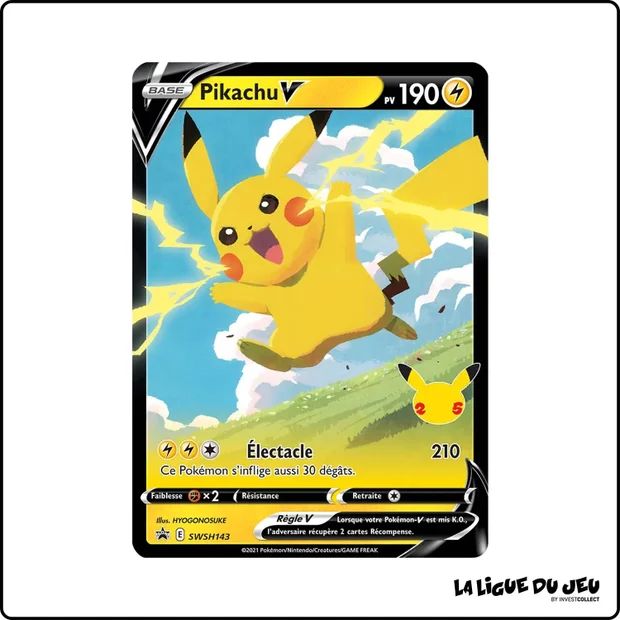 Promo - Pokemon - Épée et Bouclier Promo - Pikachu V SWSH143