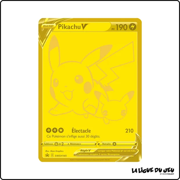 Promo - Pokemon - Épée et Bouclier Promo - Pikachu V SWSH145