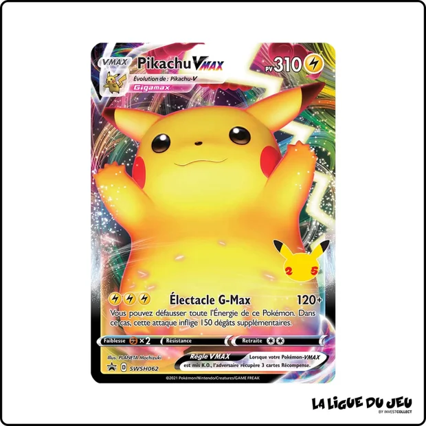 Promo - Pokemon - Épée et Bouclier Promo - Pikachu VMAX SWSH062
