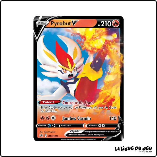 Promo - Pokemon - Épée et Bouclier Promo - Pyrobut V SWSH015