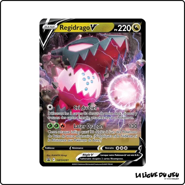 Promo - Pokemon - Épée et Bouclier Promo - Regidrago V SWSH281