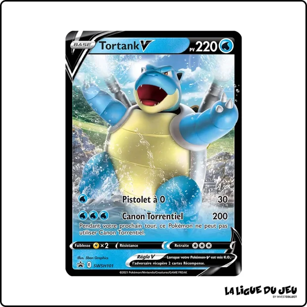 Promo - Pokemon - Épée et Bouclier Promo - Tortank V SWSH101
