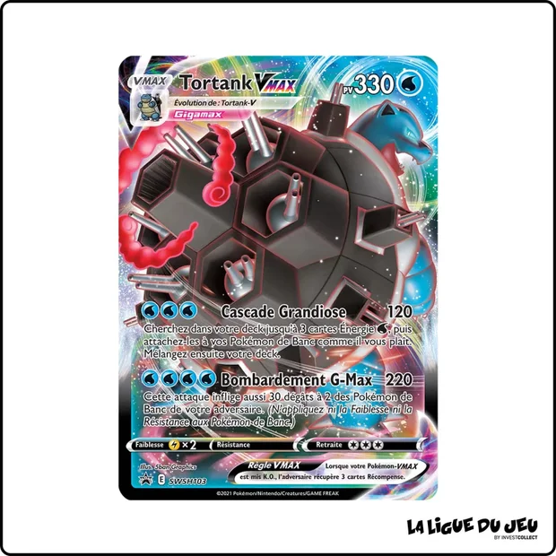 Promo - Pokemon - Épée et Bouclier Promo - Tortank VMAX SWSH103