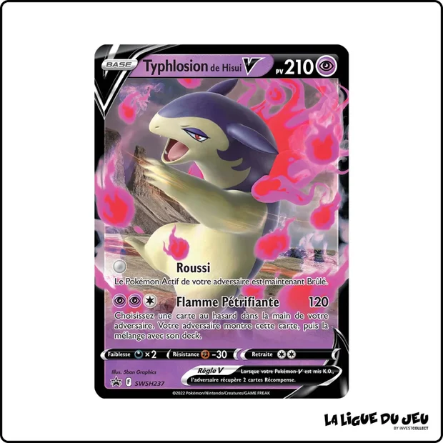 Promo - Pokemon - Épée et Bouclier Promo - Typhlosion de Hisui V SWSH237