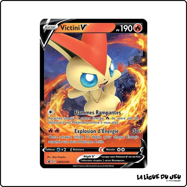 Promo - Pokemon - Épée et Bouclier Promo - Victini V SWSH104