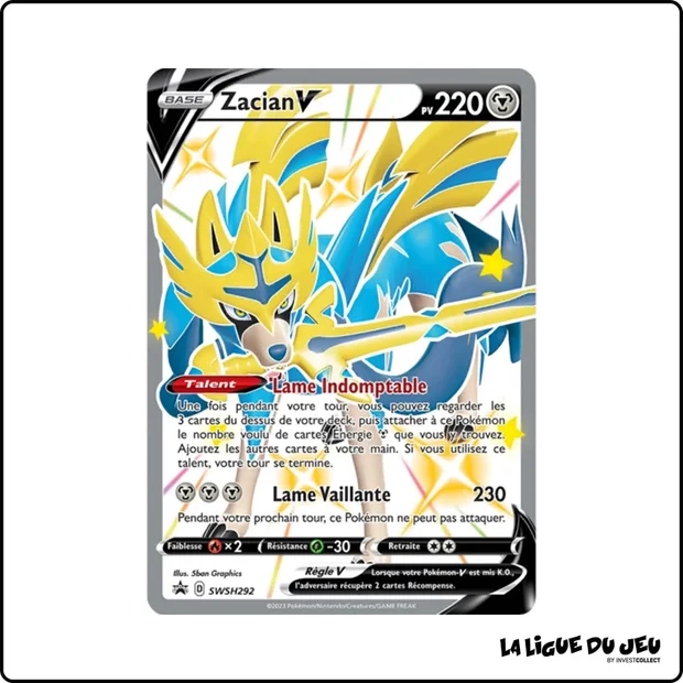 Promo - Pokemon - Épée et Bouclier Promo - Zacian V SWSH292