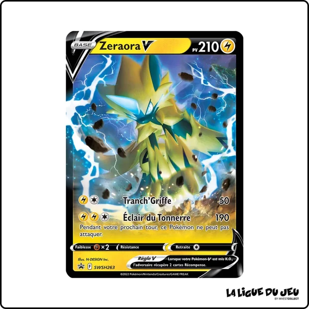 Promo - Pokemon - Épée et Bouclier Promo - Zeraora V SWSH263