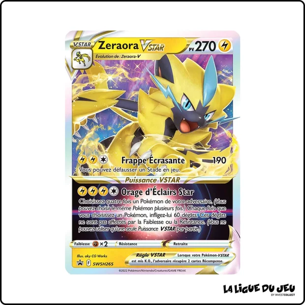 Promo - Pokemon - Épée et Bouclier Promo - Zeraora VSTAR SWSH265