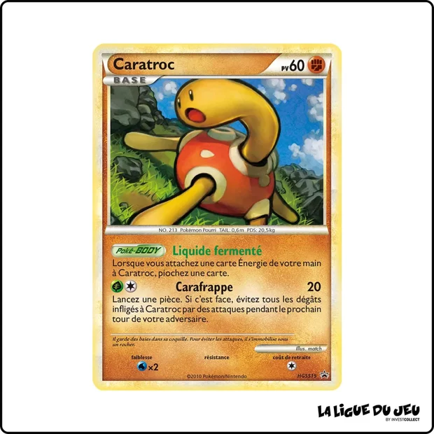 Promo - Pokemon - HeartGold SoulSilver Promo - Caratroc HGSS15