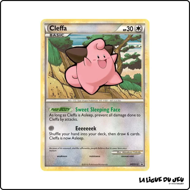 Promo - Pokemon - HeartGold SoulSilver Promo - Cleffa HGSS12