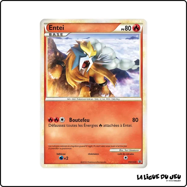 Promo - Pokemon - HeartGold SoulSilver Promo - Entei HGSS20