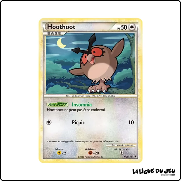 Promo - Pokemon - HeartGold SoulSilver Promo - Hoothoot HGSS05