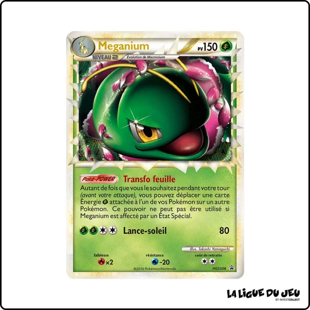 Promo - Pokemon - HeartGold SoulSilver Promo - Meganium HGSS08