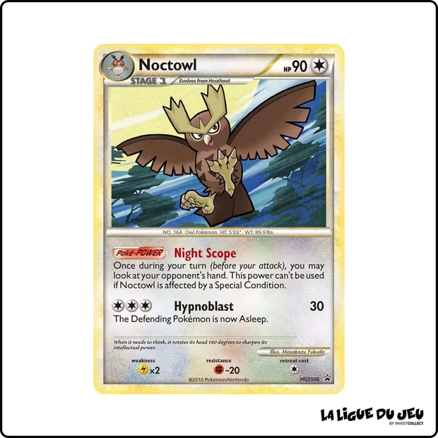 Promo - Pokemon - HeartGold SoulSilver Promo - Noctowl HGSS06