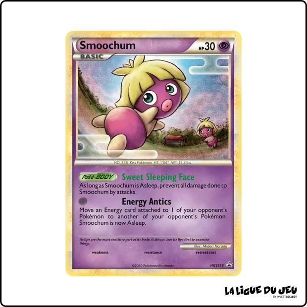 Promo - Pokemon - HeartGold SoulSilver Promo - Smoochum HGSS13