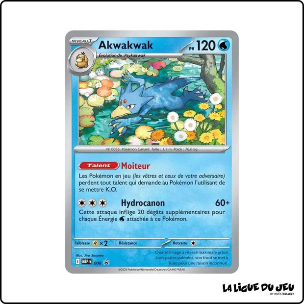 Promo - Pokemon - Méga Évolution Promo - Akwakwak MEP008