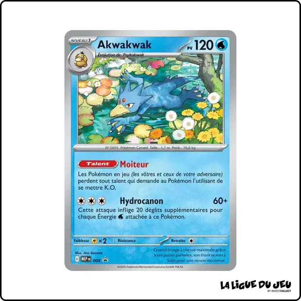 Promo - Pokemon - Méga Évolution Promo - Akwakwak MEP008