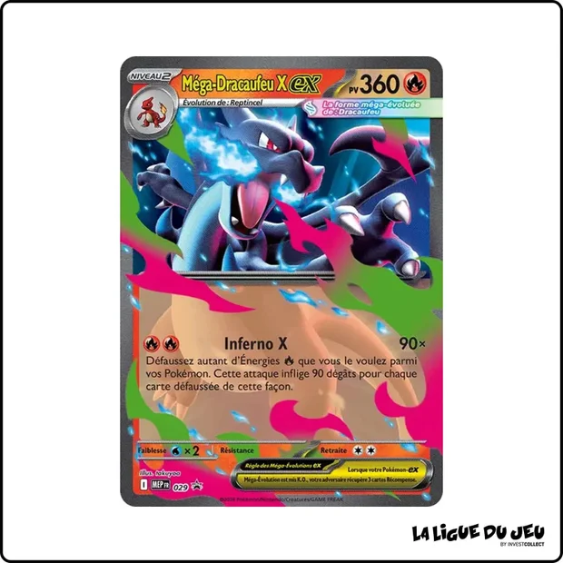Promo - Pokemon - Méga Évolution Promo - Méga-Dracaufeu X ex MEP029